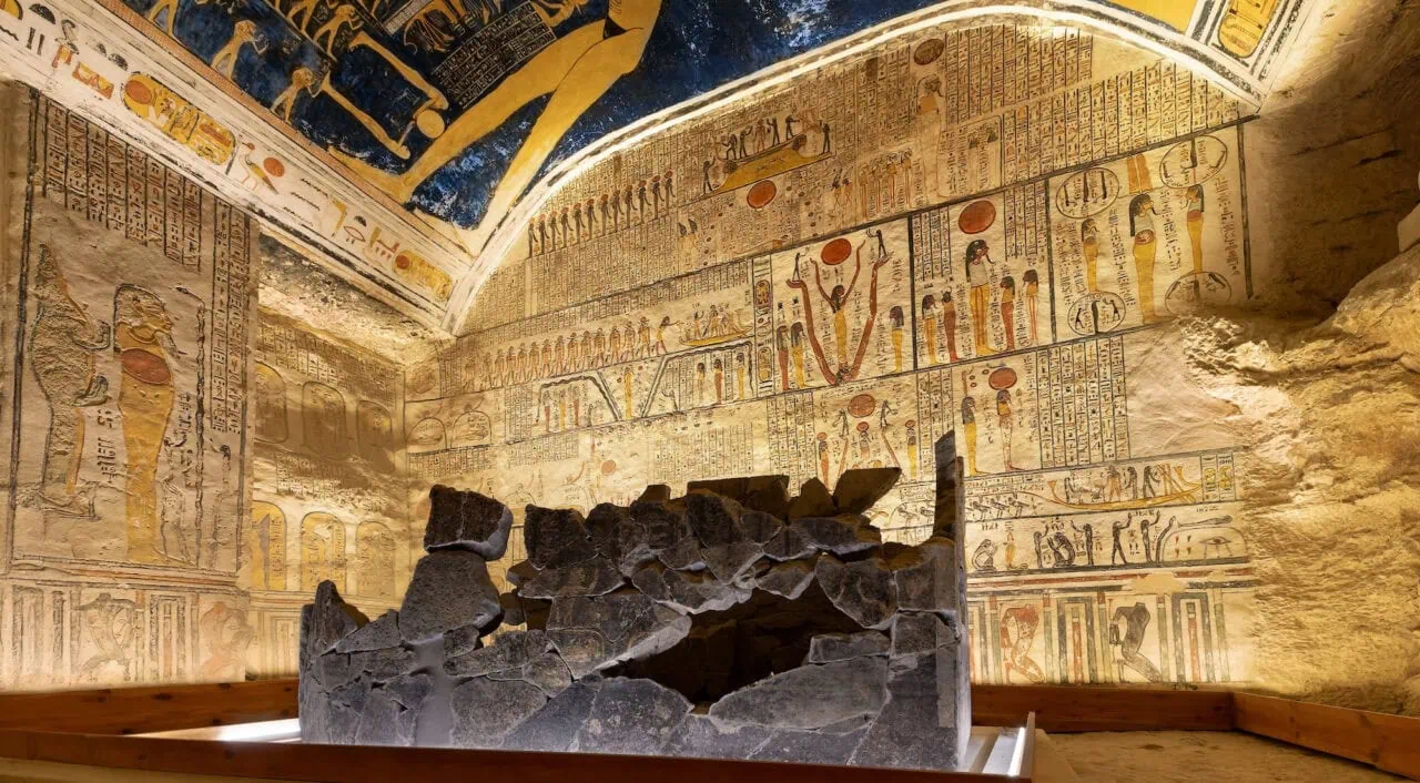 Tomb of Ramesses VI in the Valley of the Kings, Luxor – richly decorated burial chamber included on Egypt tours from Montreal.