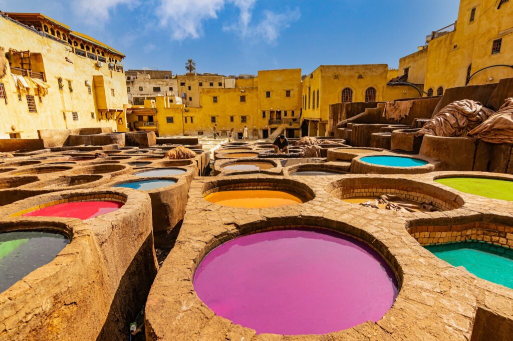 Leather tanneries in the old capital