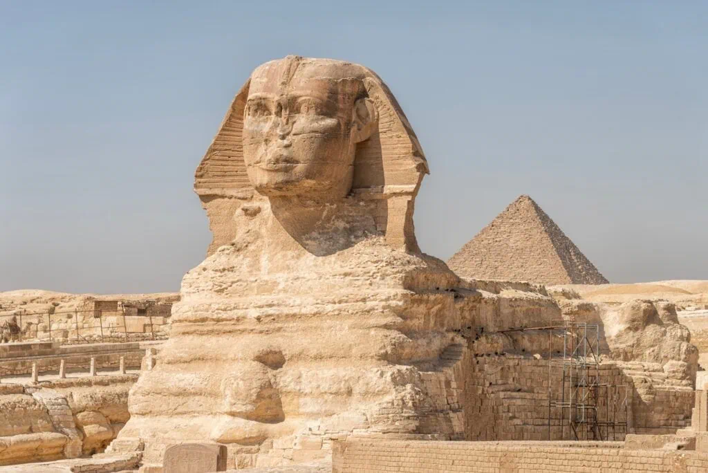 The Great Sphinx of Giza in Egyptv