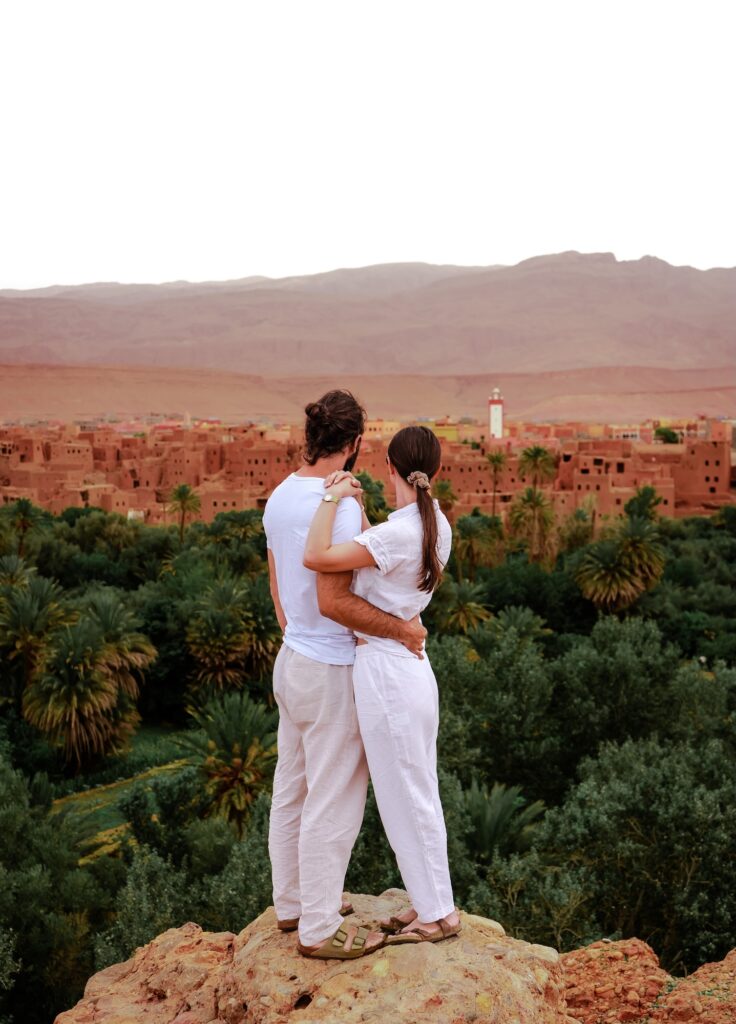 View over Morrocan valley, captured near Ouarzazate
