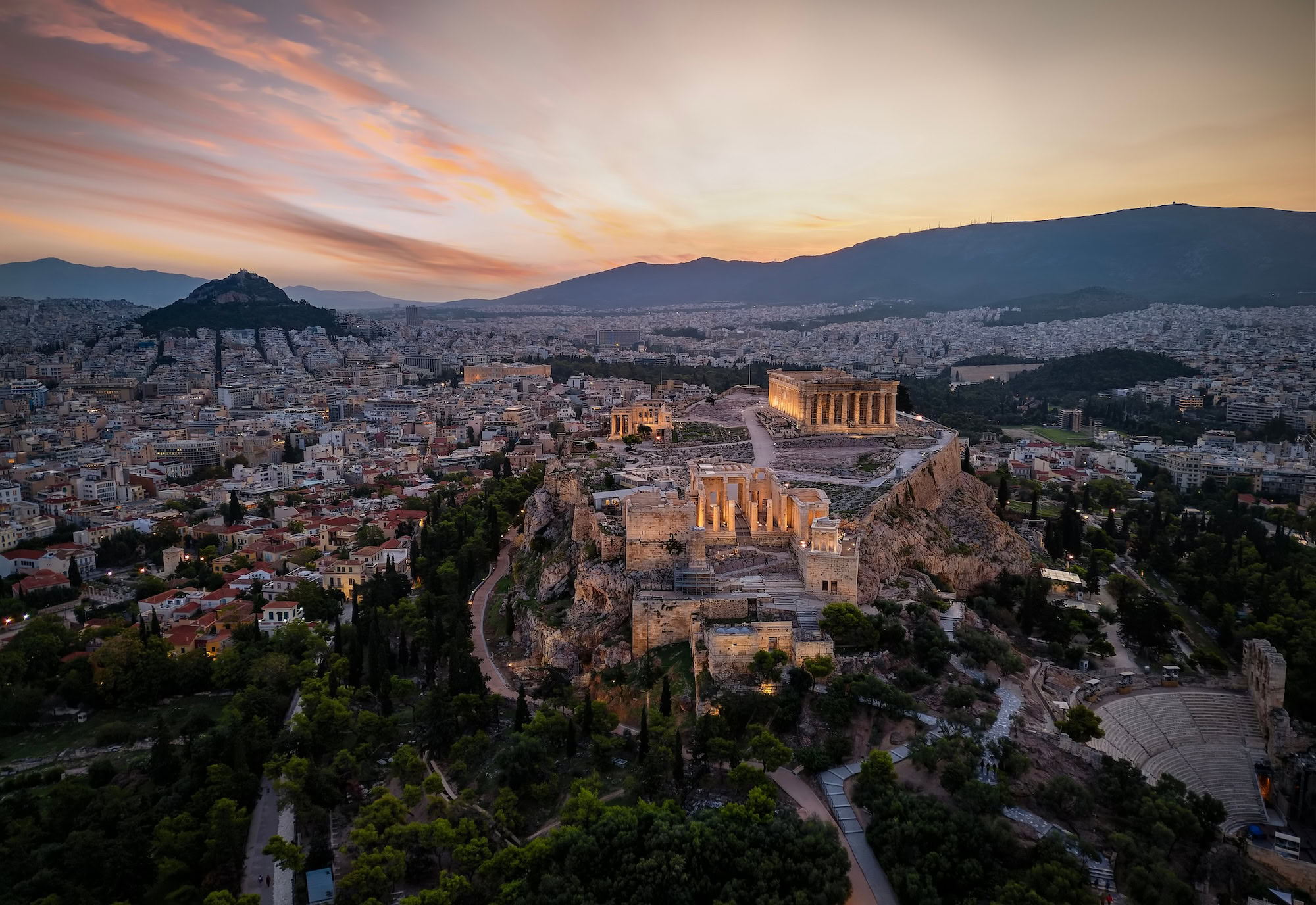 The Historic Acropolis, Athens, Greece