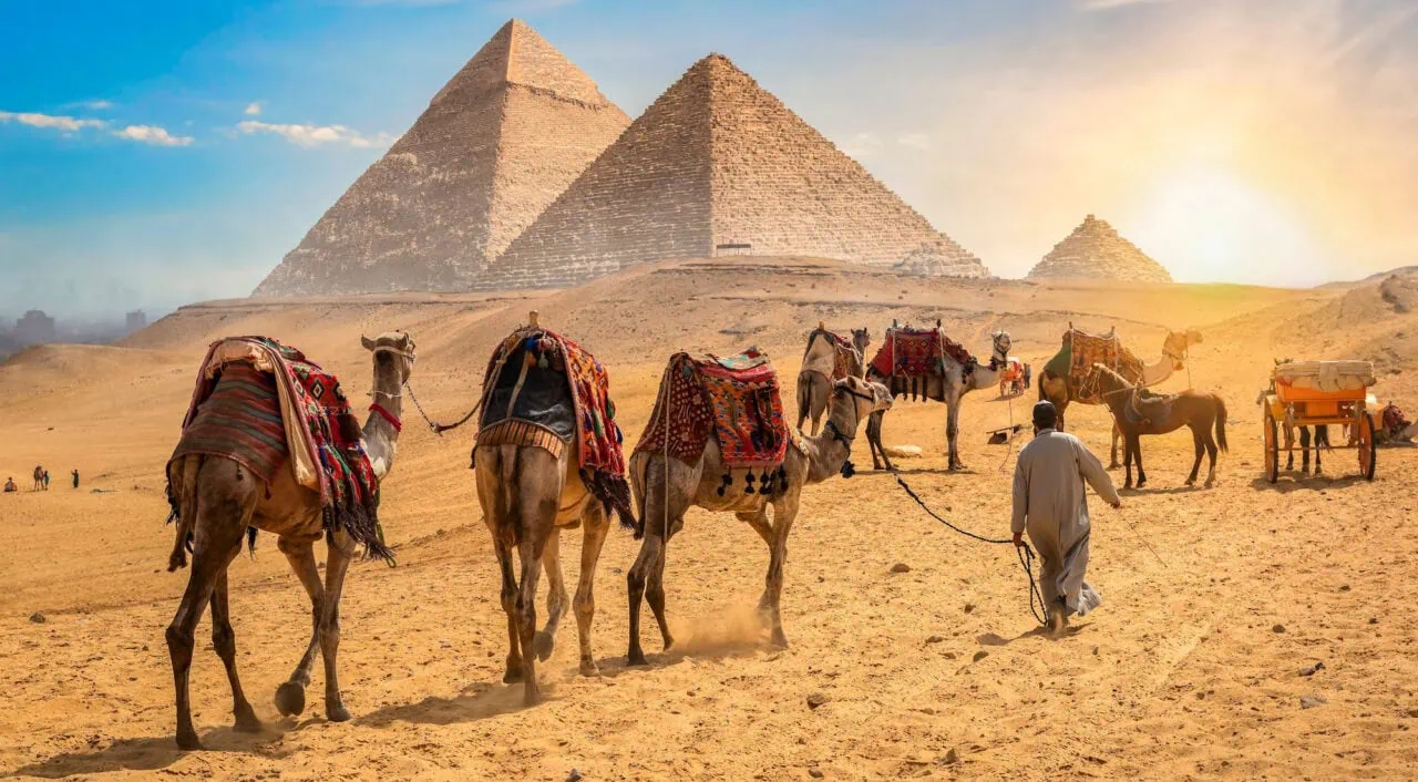 The Great Pyramids of Giza, Giza, Cairo
