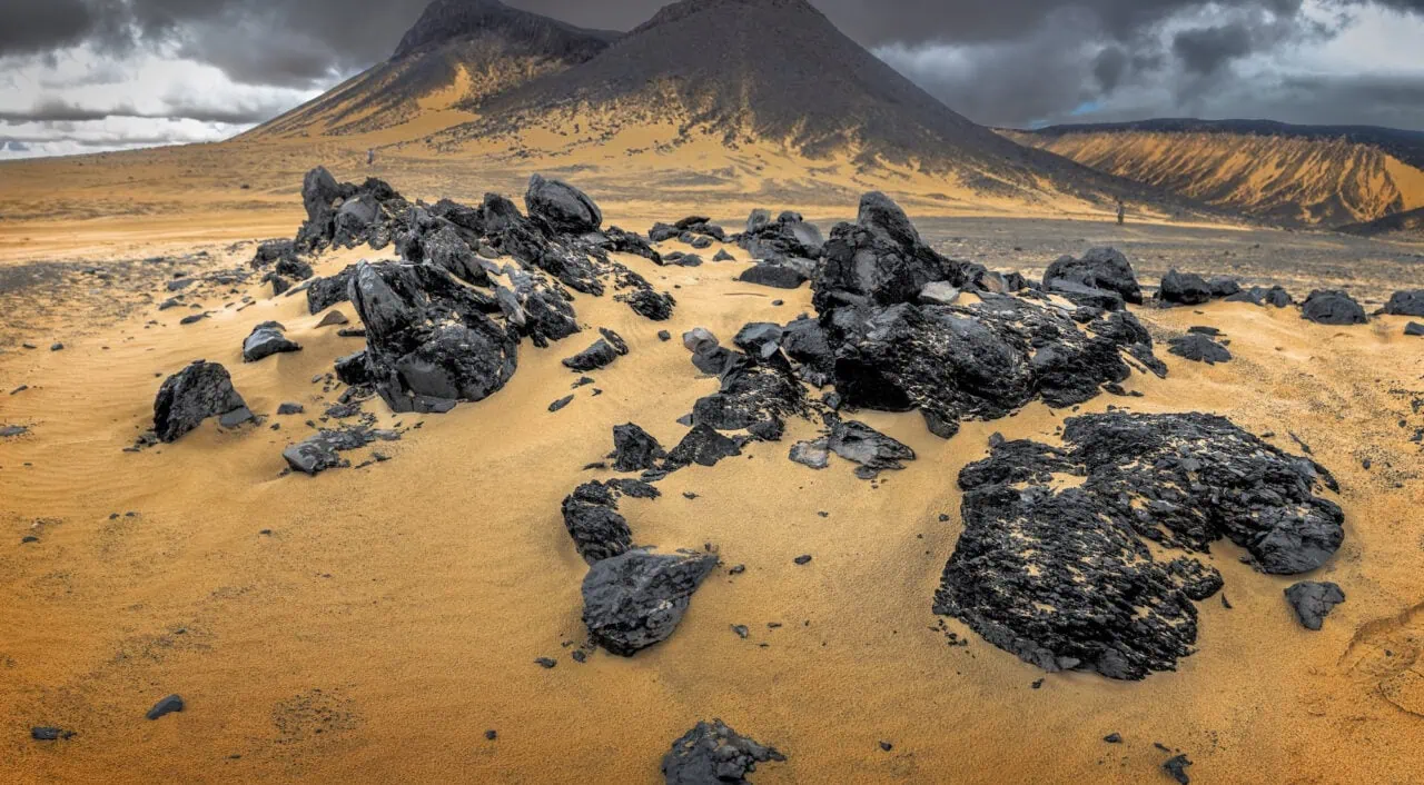 Egypt Black and White desert