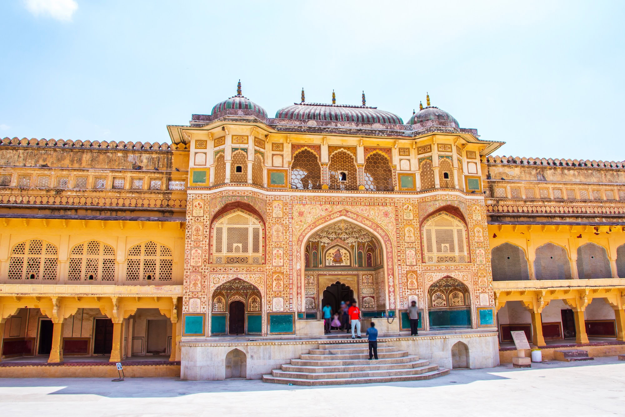 Fuerte y Palacio de Amer (Fuerte de Ámbar), en Jaipur, Rajastán, India