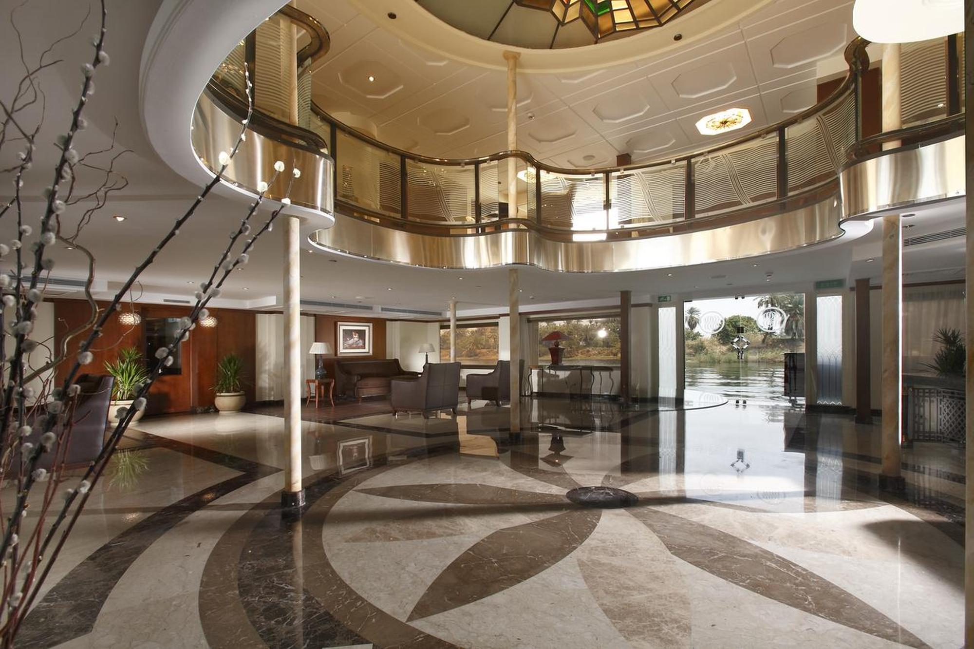 Saguão do MS Nile Goddess