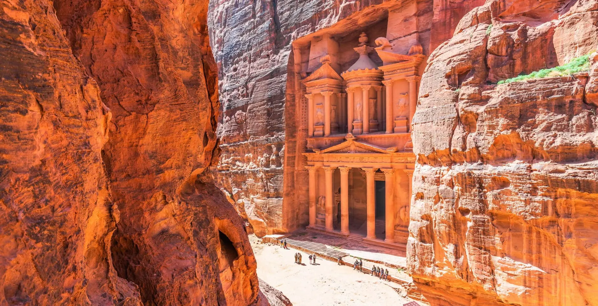 Petra Jordan. Al Khazneh The Treasury in Petra the capital of the ancient Nabatean Kingdom