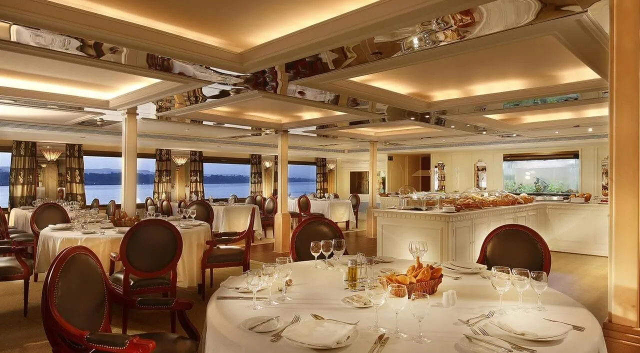 Restaurant on MS Nile Goddess
