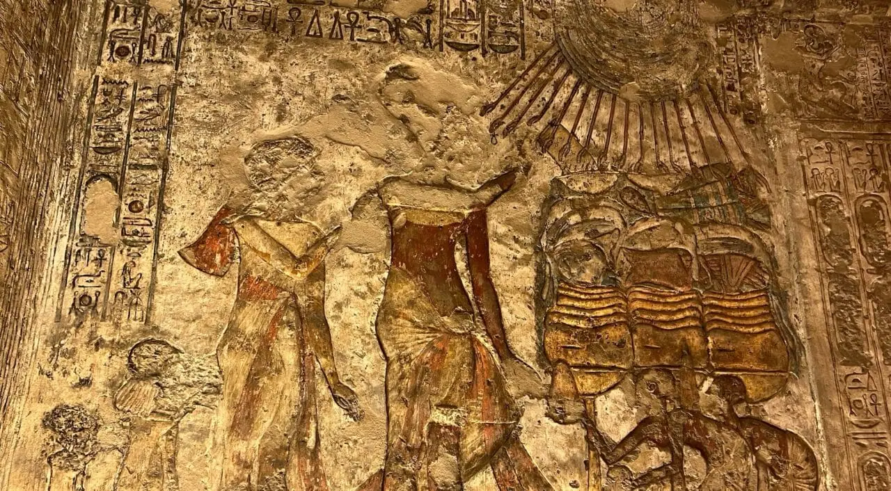 the Tomb of Akhenaten, Tell el-Amarna, Egypt
