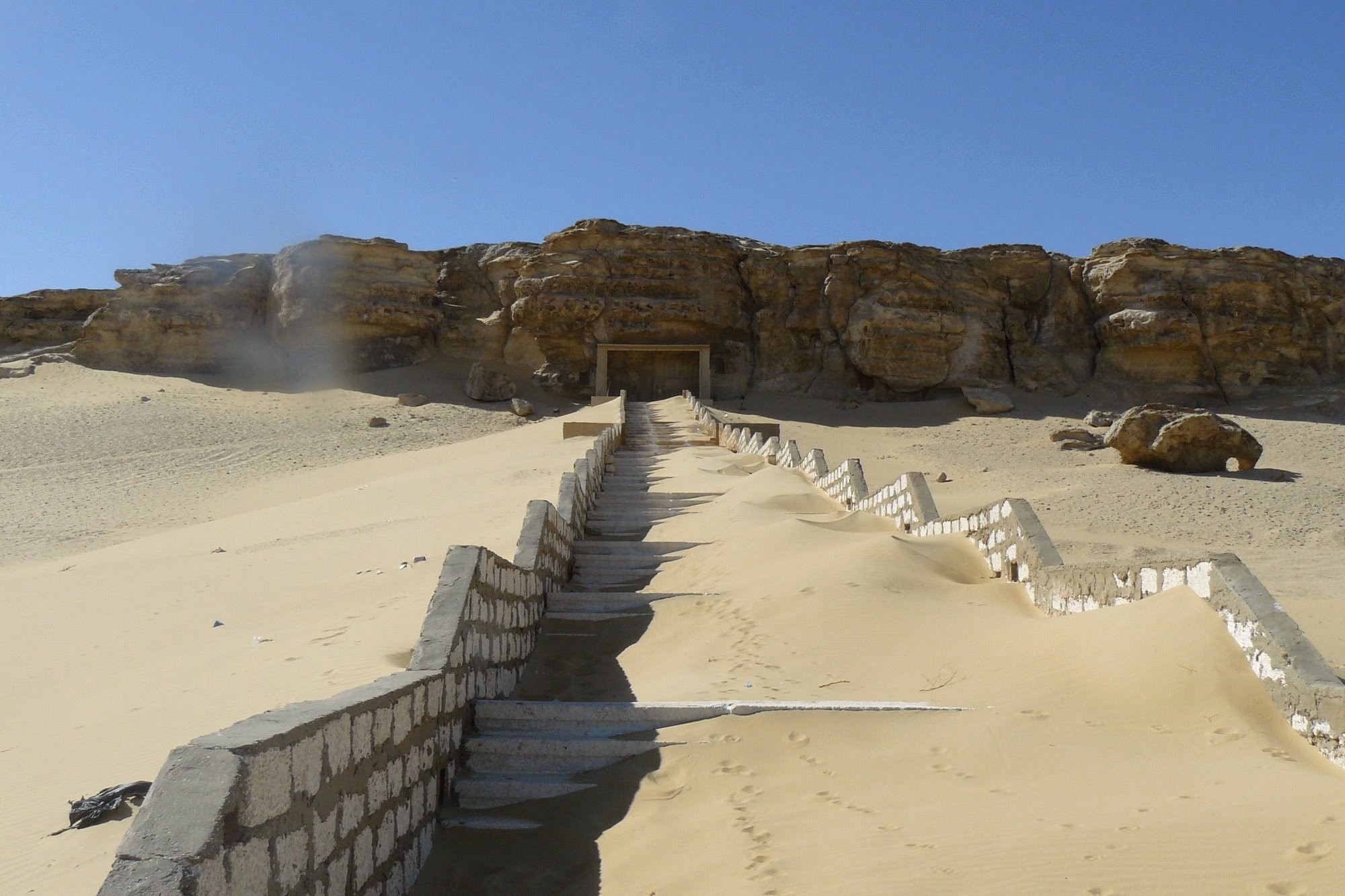 The catacombs at Tuna el-Gebel, located in Minya