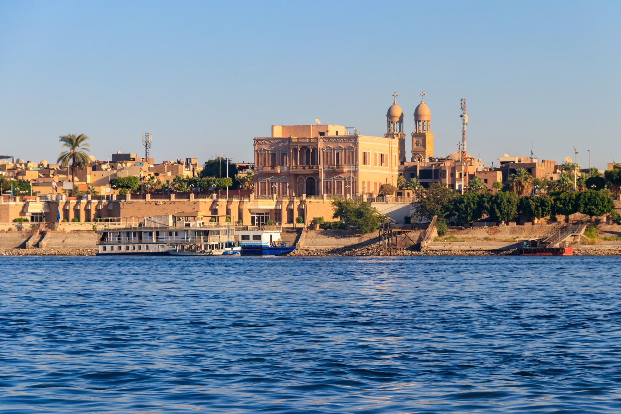View of the Nile River in Luxor
