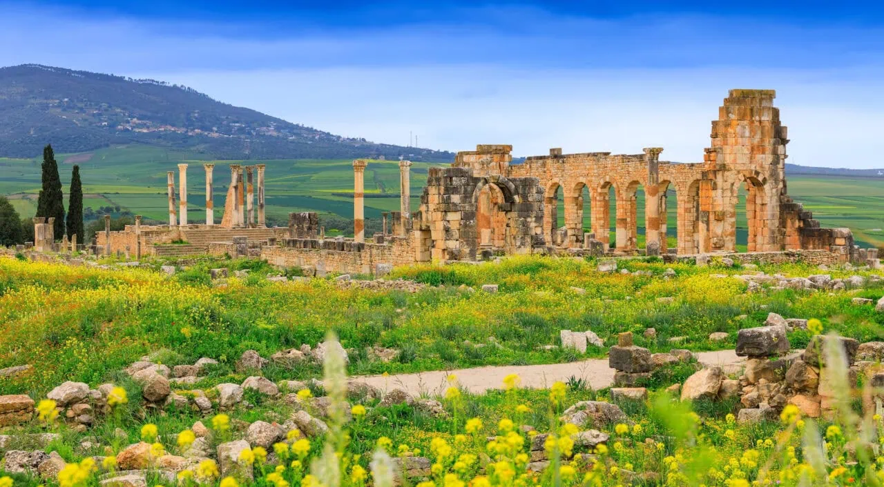 Volubilis, en Marruecos (cerca de Meknes)