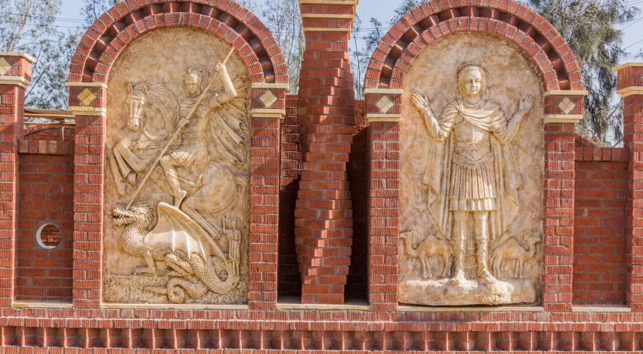 Wall of the Monastery of Saint Mary El-Sourian