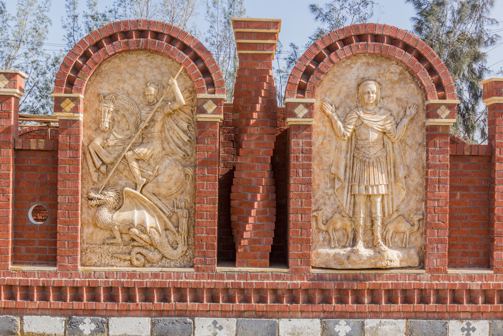 Wall of the Monastery of Saint Mary El-Sourian