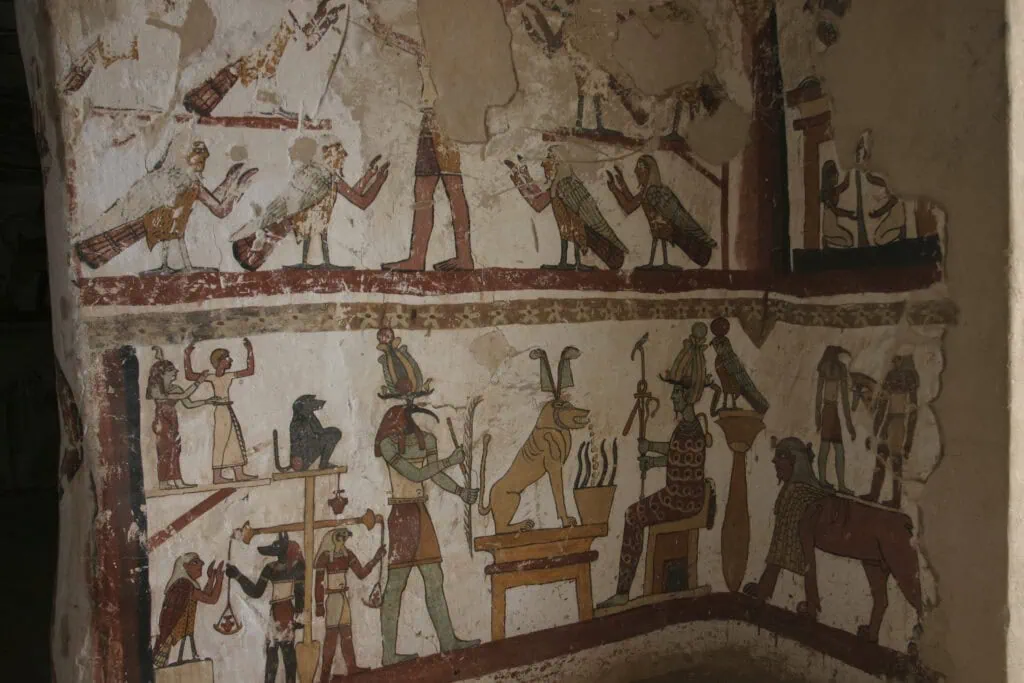 Wall paintings from the Tomb of Petosiris, Tuna el-Gebel, Minya