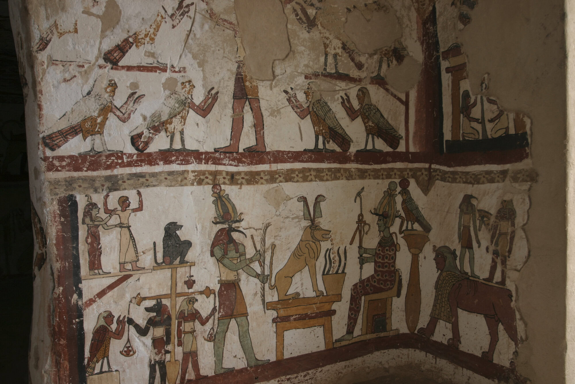 Wall paintings from the Tomb of Petosiris, Tuna el-Gebel, Minya