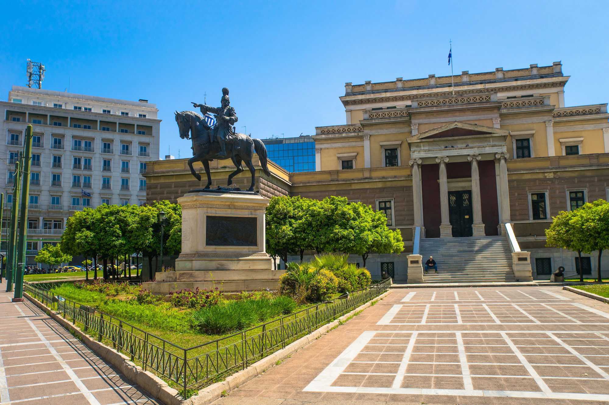 Antigua Casa del Parlamento, en Atenas, Grecia