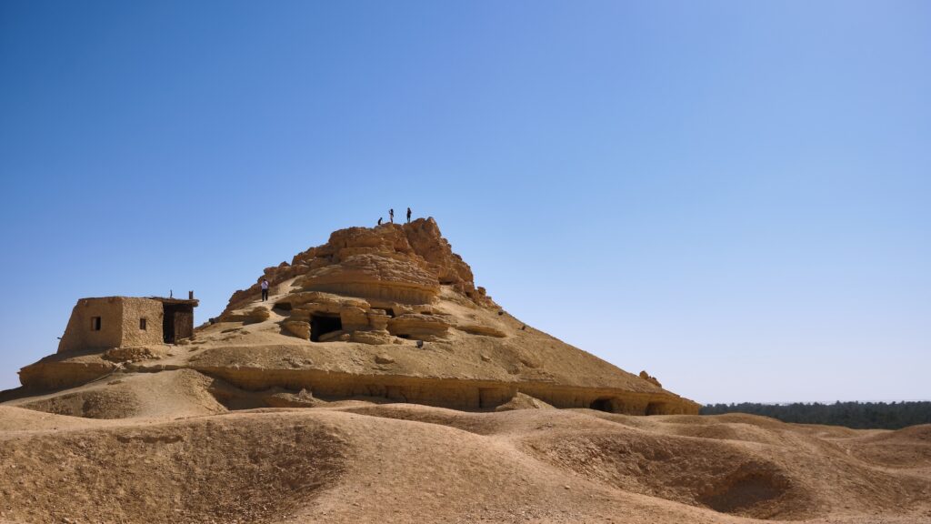 Mountain of the Dead or Gebel Al-Mawta, Siwa Oasis