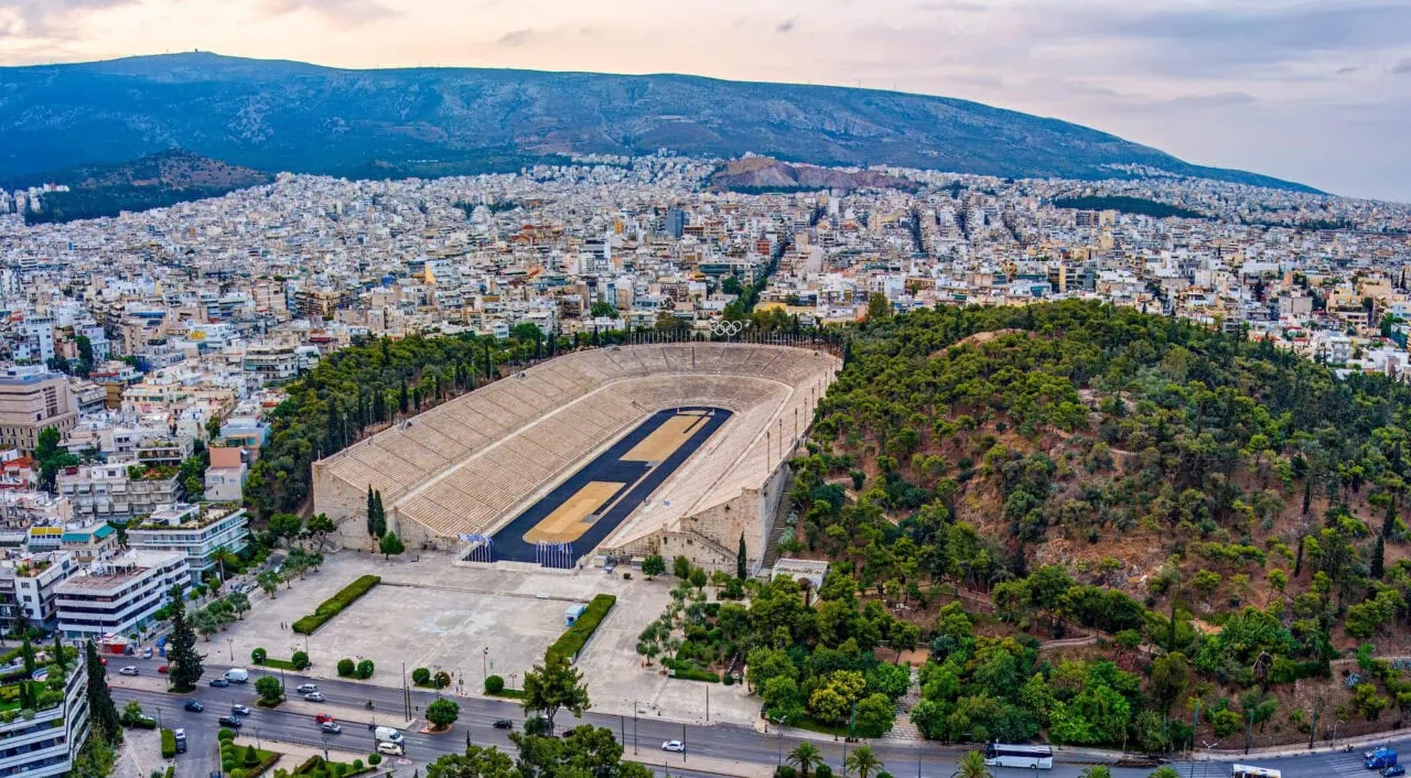 Estadio Panatenaico (329 a. C.), en Atenas, Grecia