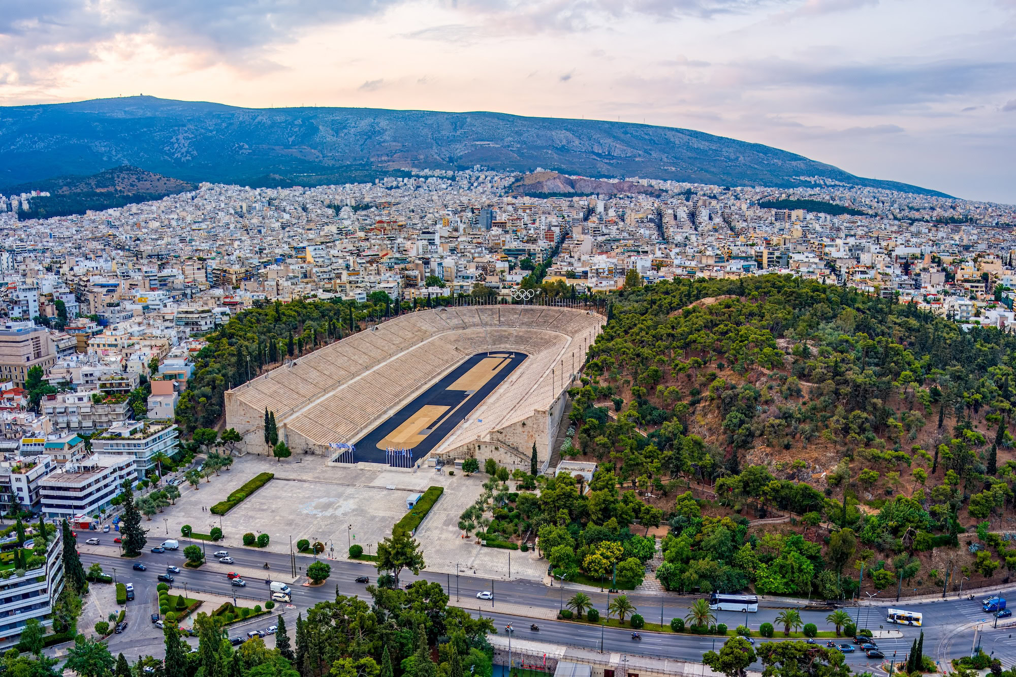 Estadio Panatenaico (329 a. C.), en Atenas, Grecia