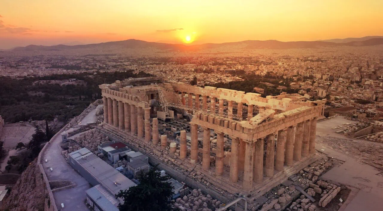 Partenon, em Atenas, Grécia