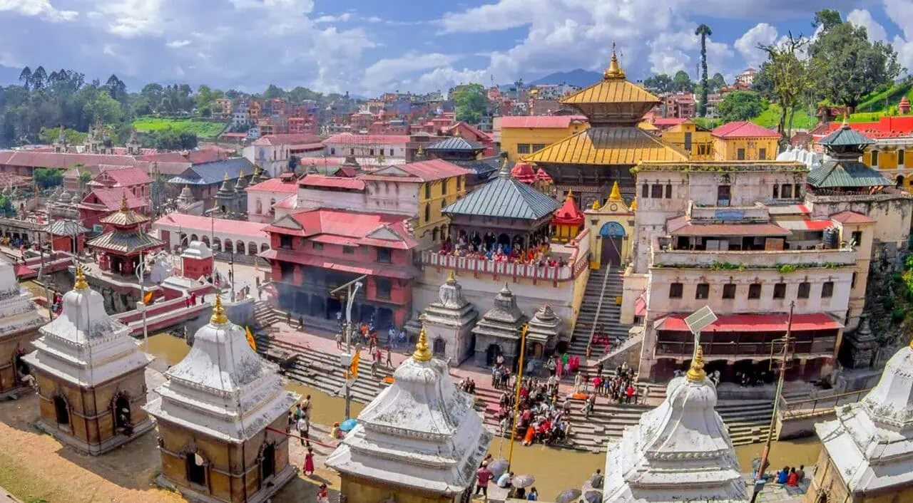 Templo de Pashupatinath, en Katmandú, Nepal
