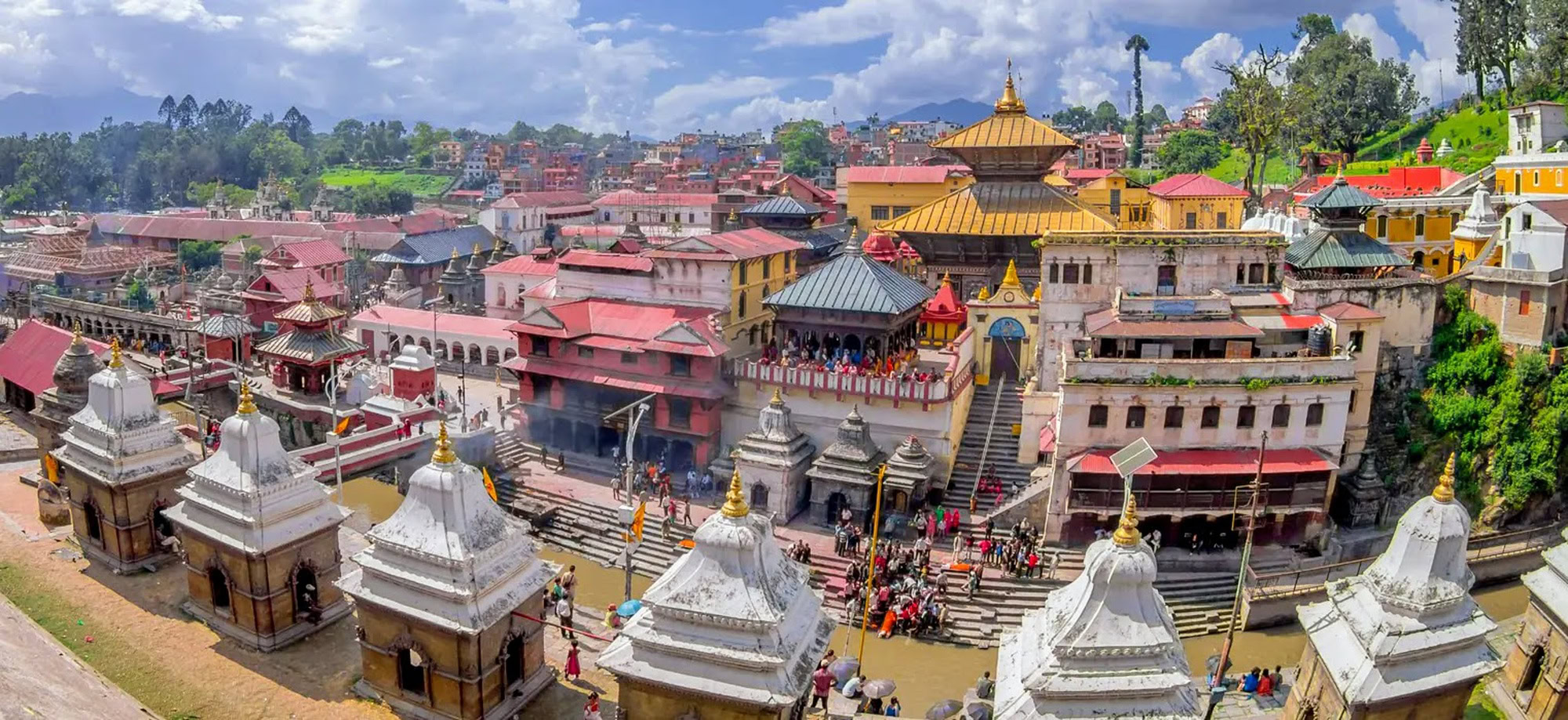 Templo de Pashupatinath, en Katmandú, Nepal
