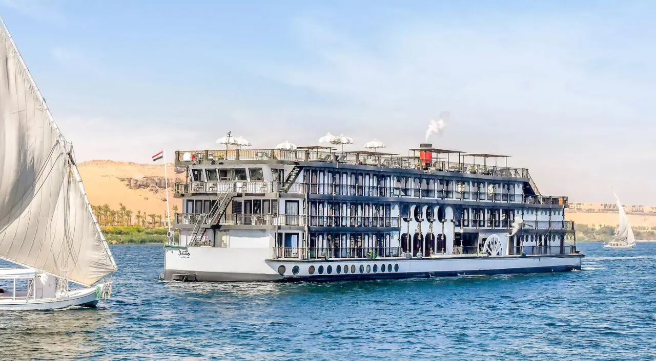 Mövenpick SS Misr cruising on the Nile River