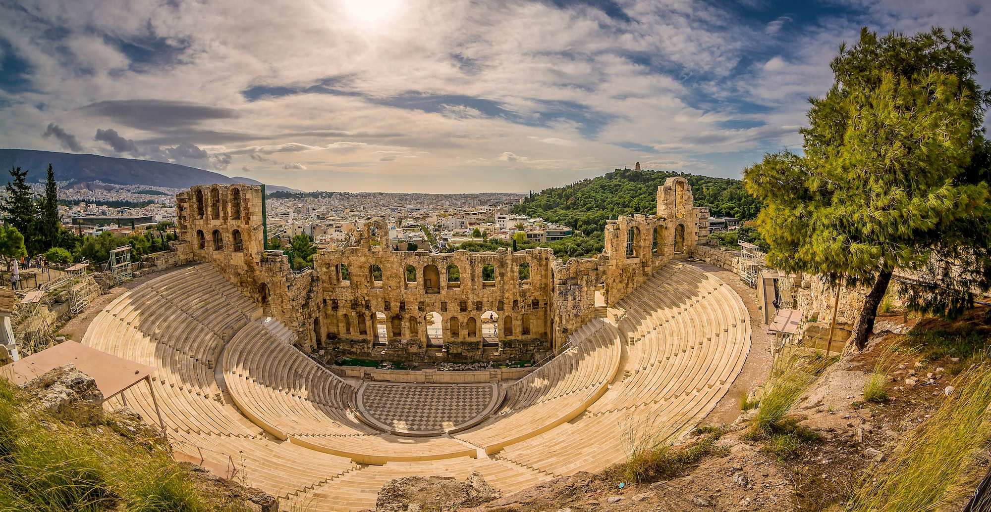 Teatro y Acrópolis de Atenas, Grecia