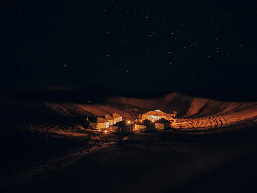 Luxury desert camp