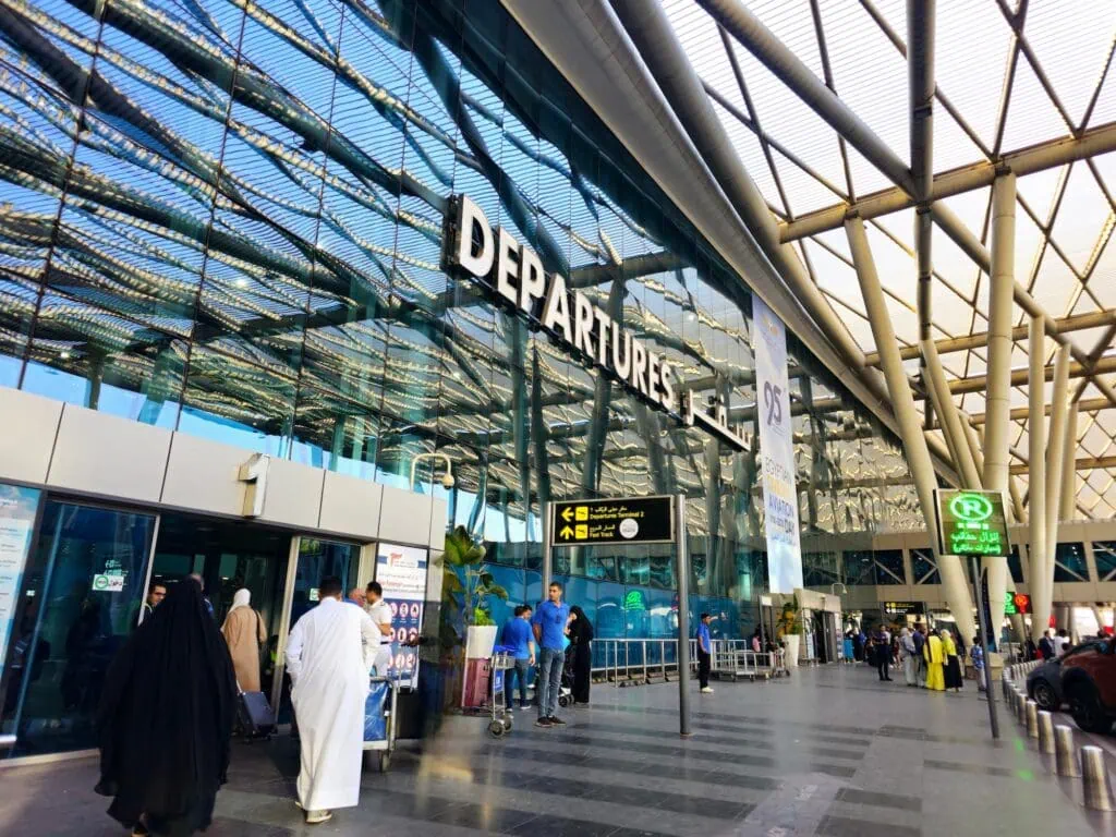 Cairo International Airport departure hall, Cairo