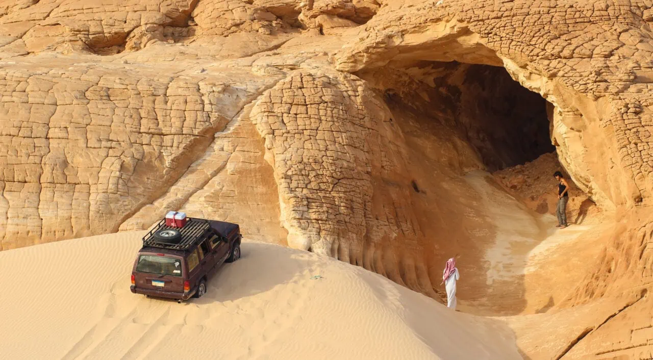 Spectacular Sinai Desert landscape