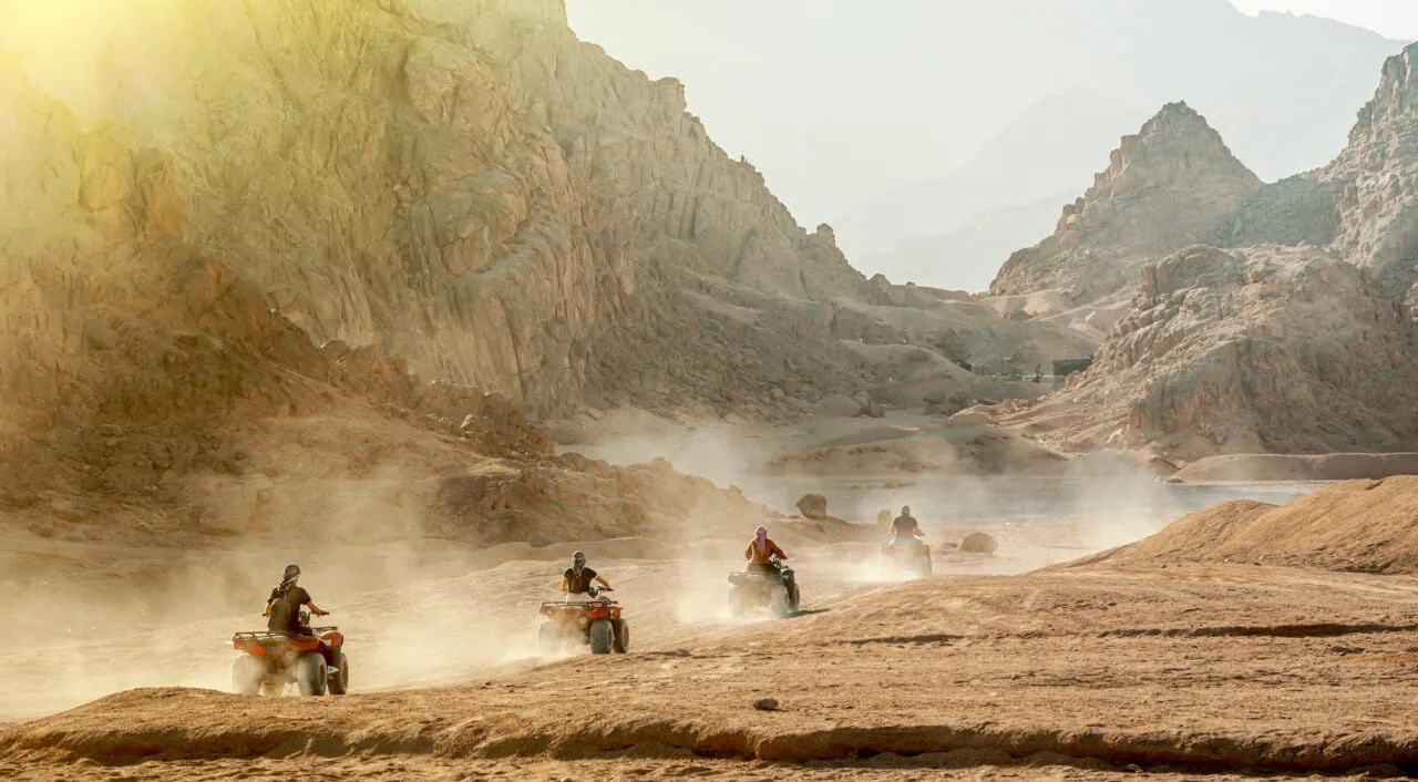 Safari in quad nel deserto vicino a Sharm el-Sheikh
