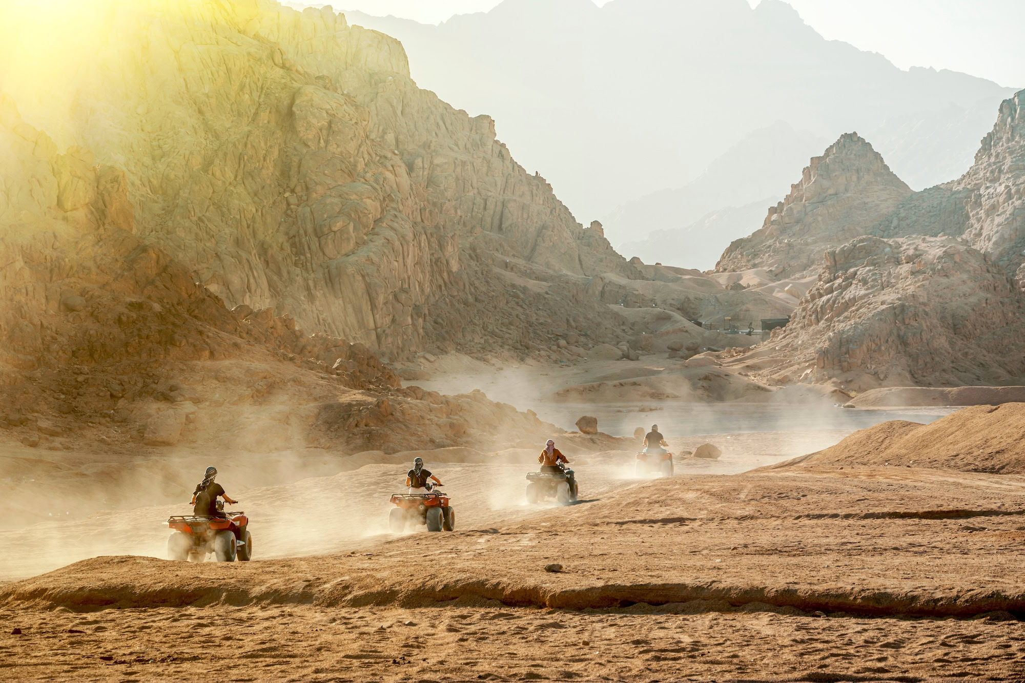 Safari in quad nel deserto vicino a Sharm el-Sheikh